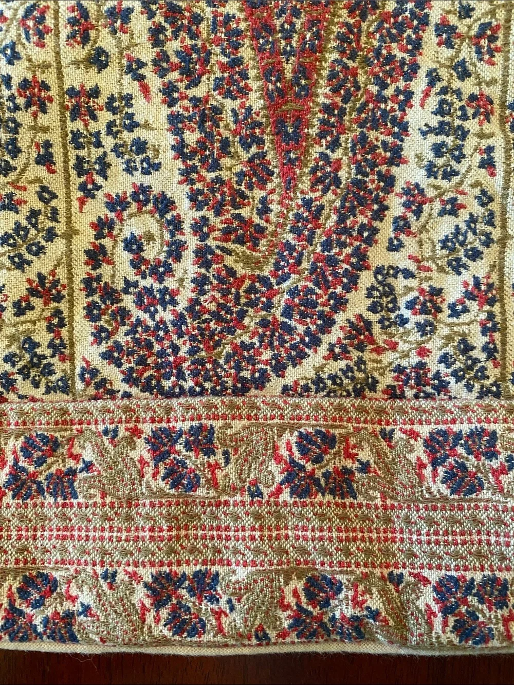 Pottery Barn Cotton Floral Paisley Pillow Cover 16” x 26”
